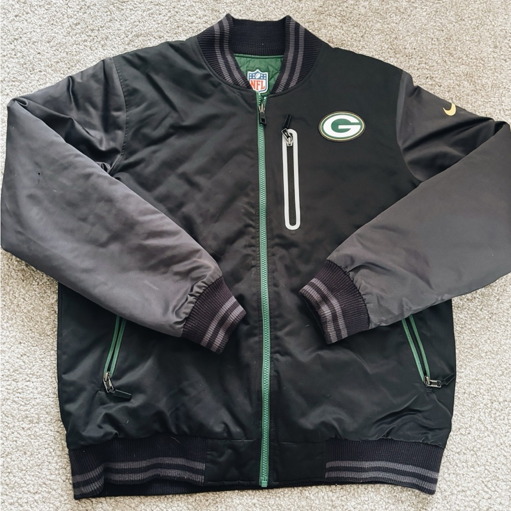 Green Bay Packers NFL Nike Destroyer Reversible Jacket
